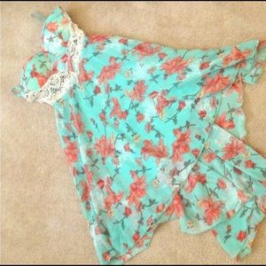 Hi-Lo Strapless Dress